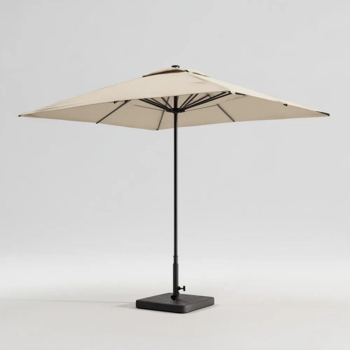 Parasol lub markiza ogrodowa, Plac Ogród ogrodowy w poliestrze i stali nierdzewnej 250 x 250 x 245 cm
